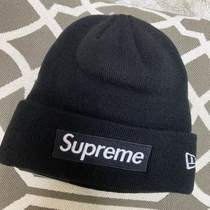 Supreme Beanie Box Logo Black Hat